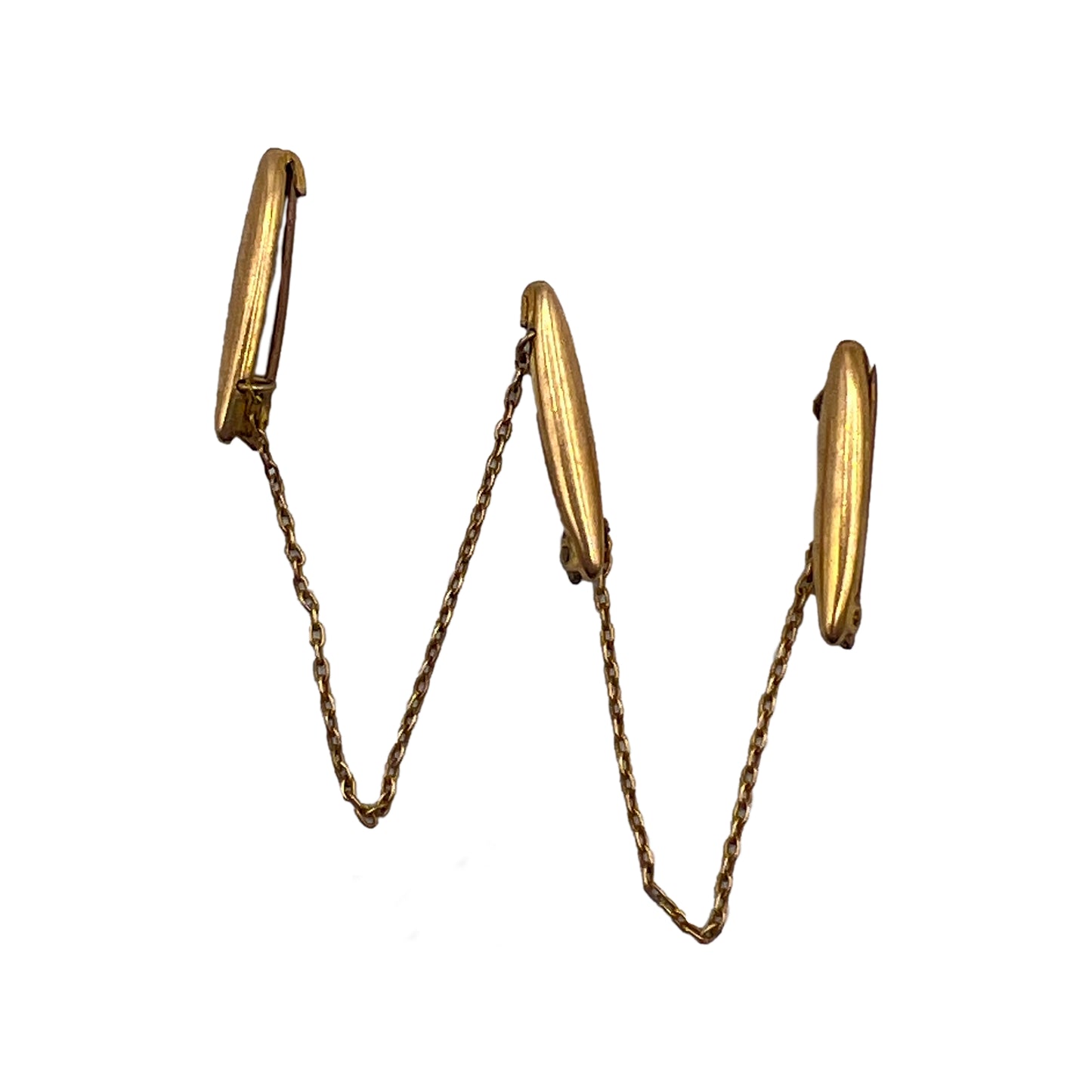 1890-1900 Tiny Three Connecting Victorian Baby Pins