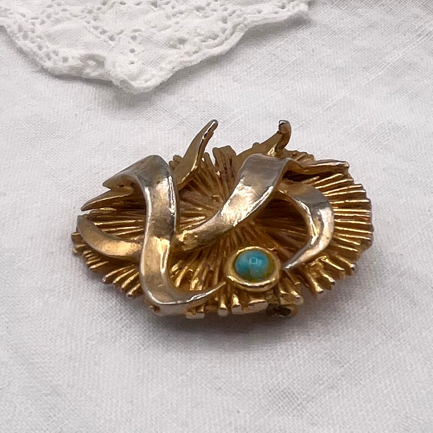 1970s Signed Schatz Modernist Pin and/or Pendant