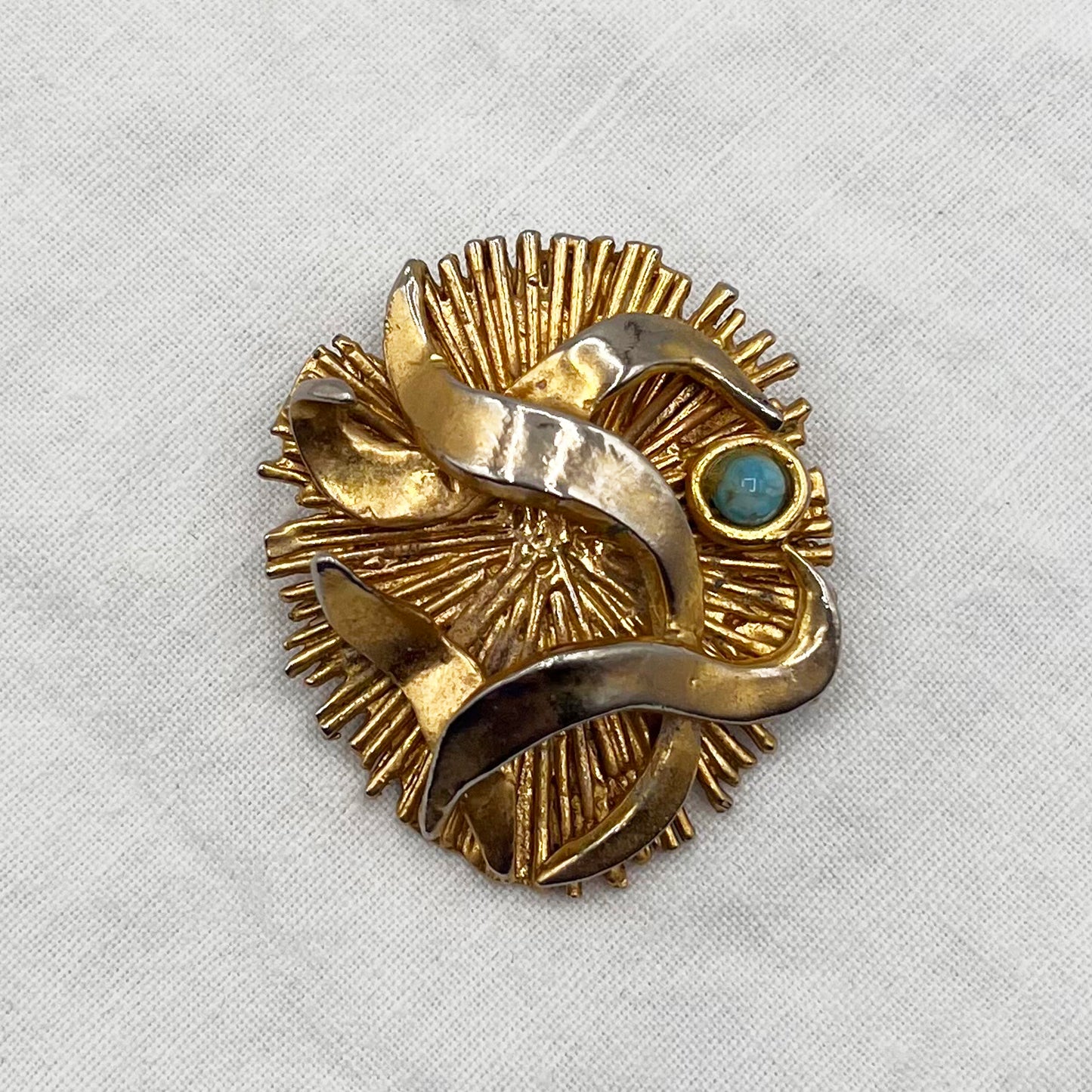 1970s Signed Schatz Modernist Pin and/or Pendant