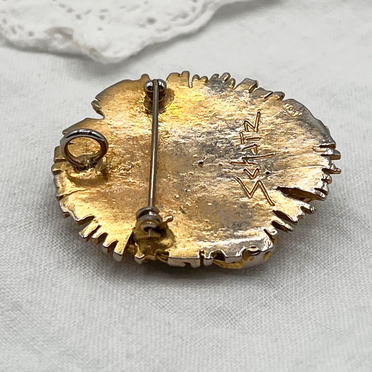 1970s Signed Schatz Modernist Pin and/or Pendant