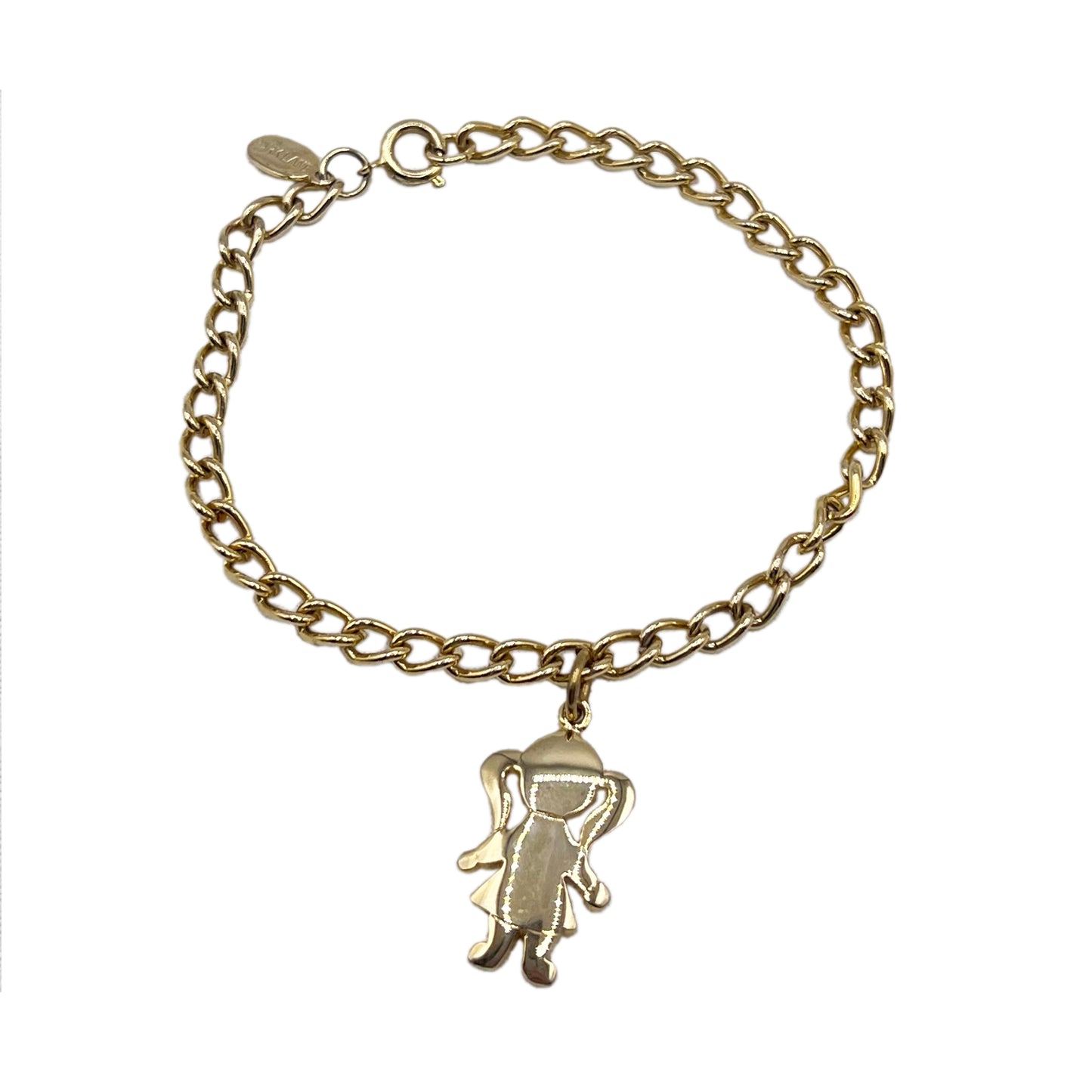 Signed Park Lane Charm Bracelet with Little Girl Charm