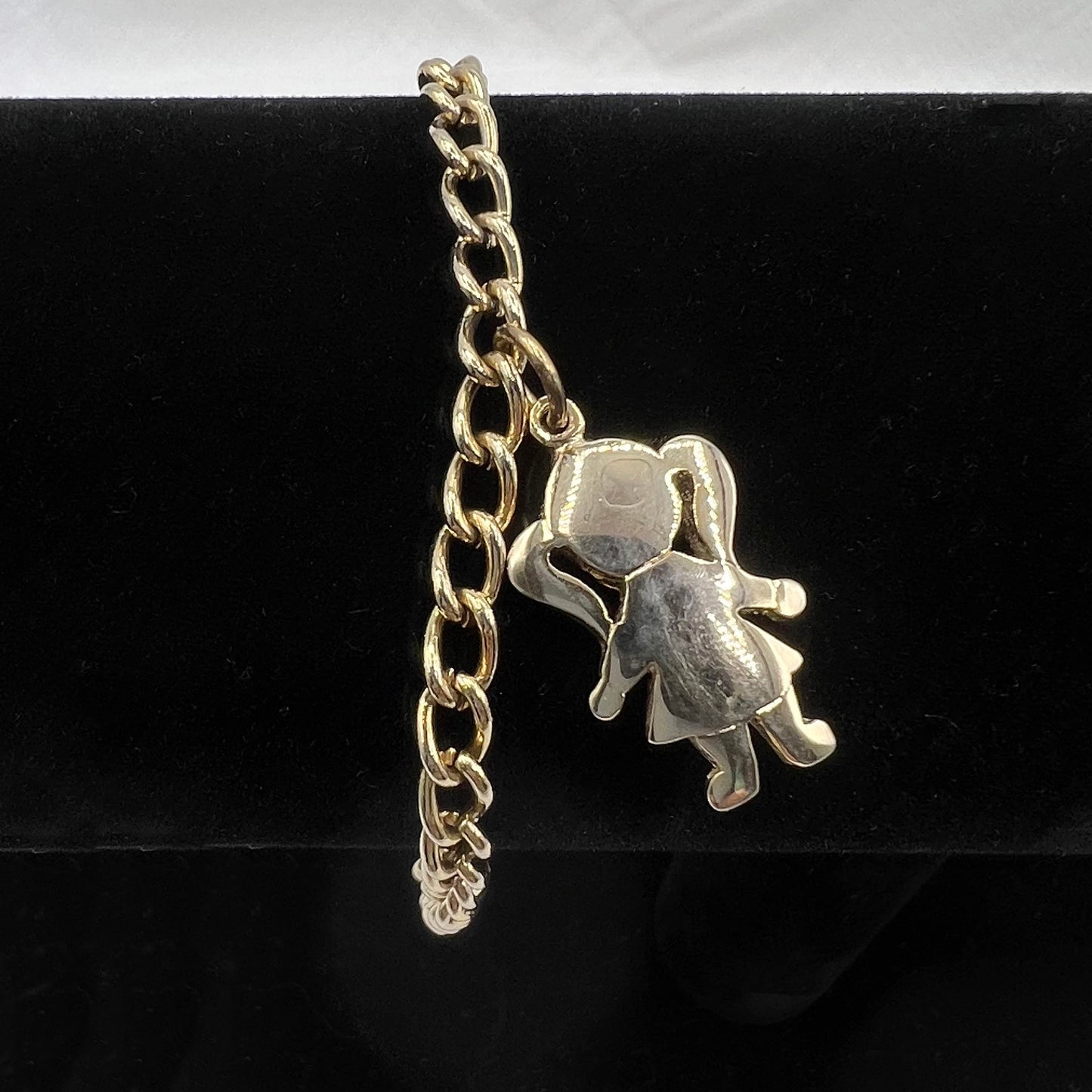 Signed Park Lane Charm Bracelet with Little Girl Charm