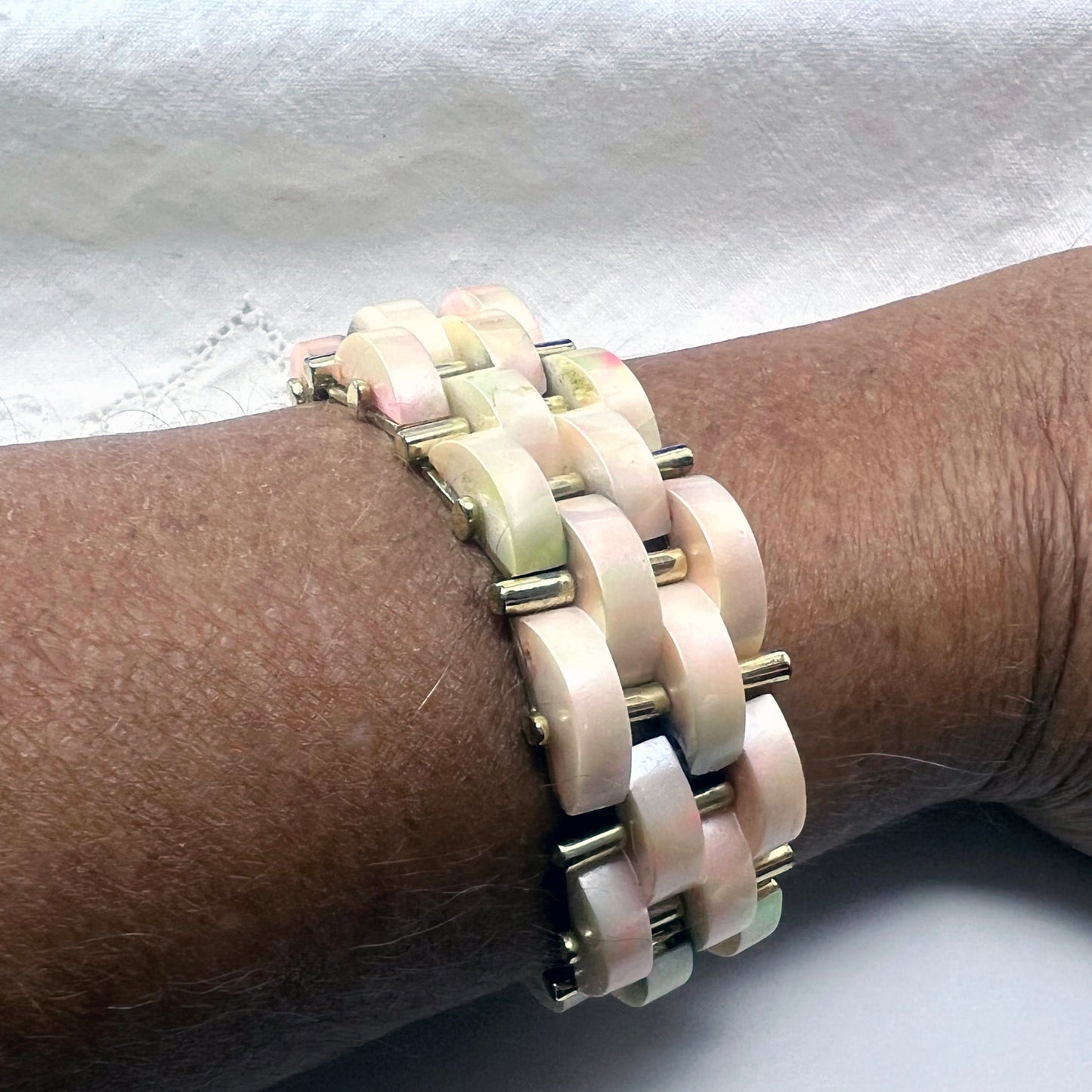 Vintage Tank Track Bracelet