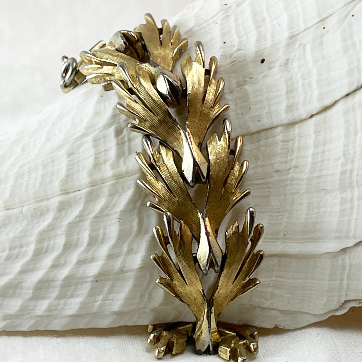 Vintage Crown Trifari Leaf Bracelet