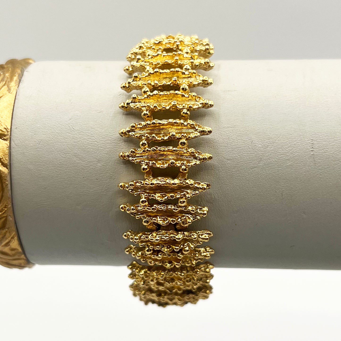 1970s Avon "Starflower" Brutalist Bracelet