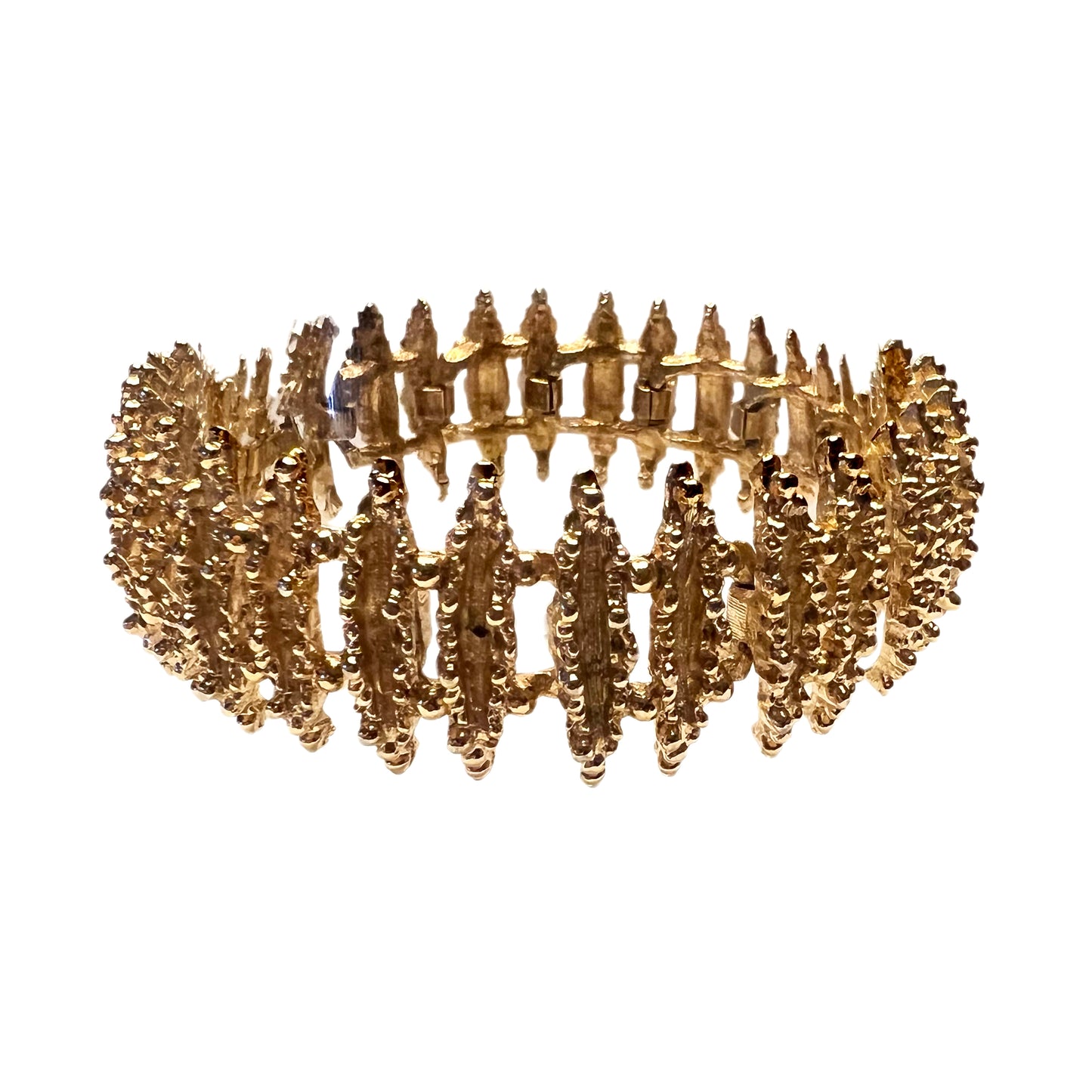 1970s Avon "Starflower" Brutalist Bracelet