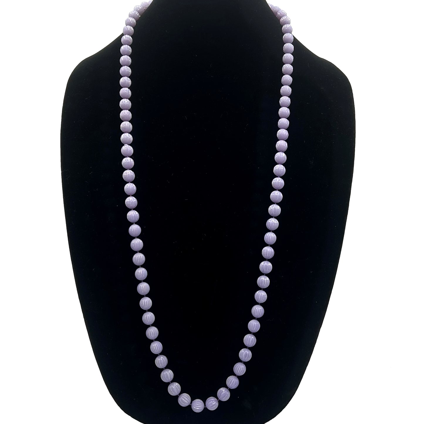 Vintage Sarah Coventry Lilac Beaded Necklace