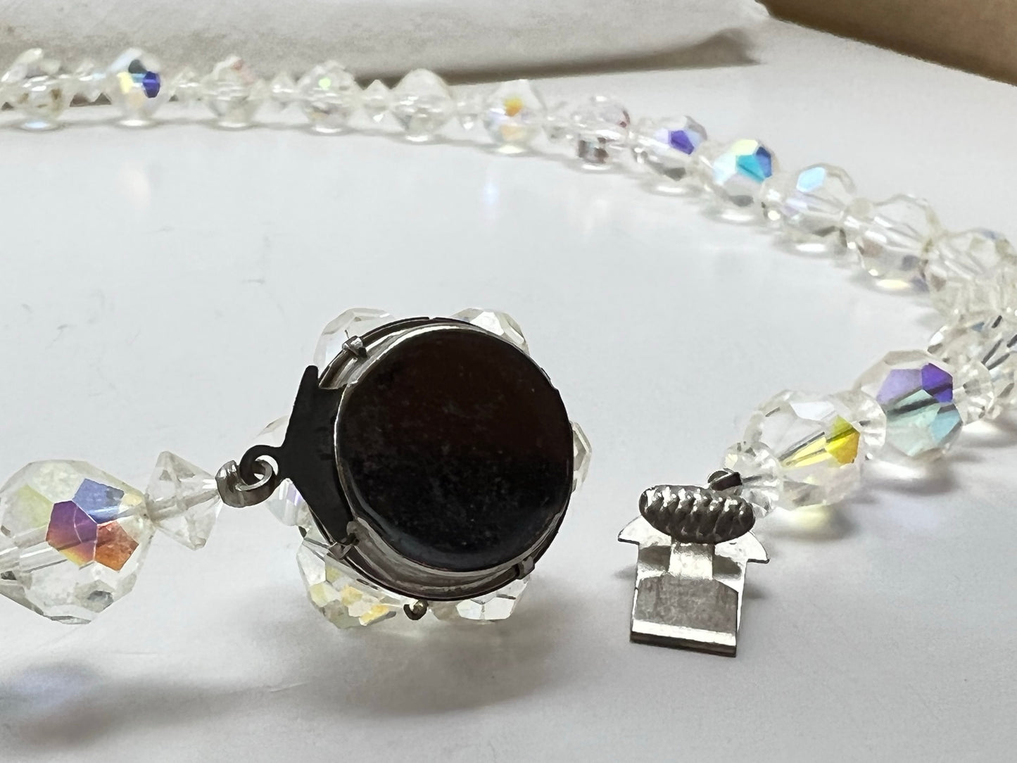 Vintage Aurora Borealis Choker Necklace