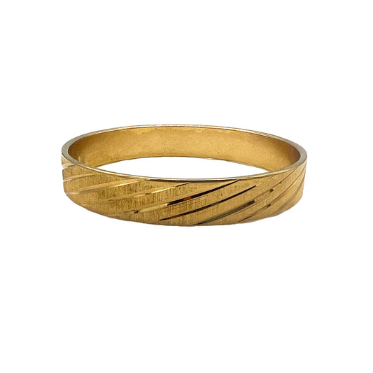 Vintage Monet Textured Bangle Bracelet