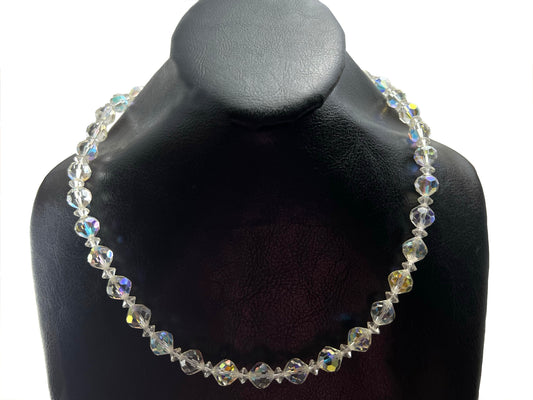 Vintage Aurora Borealis Choker Necklace